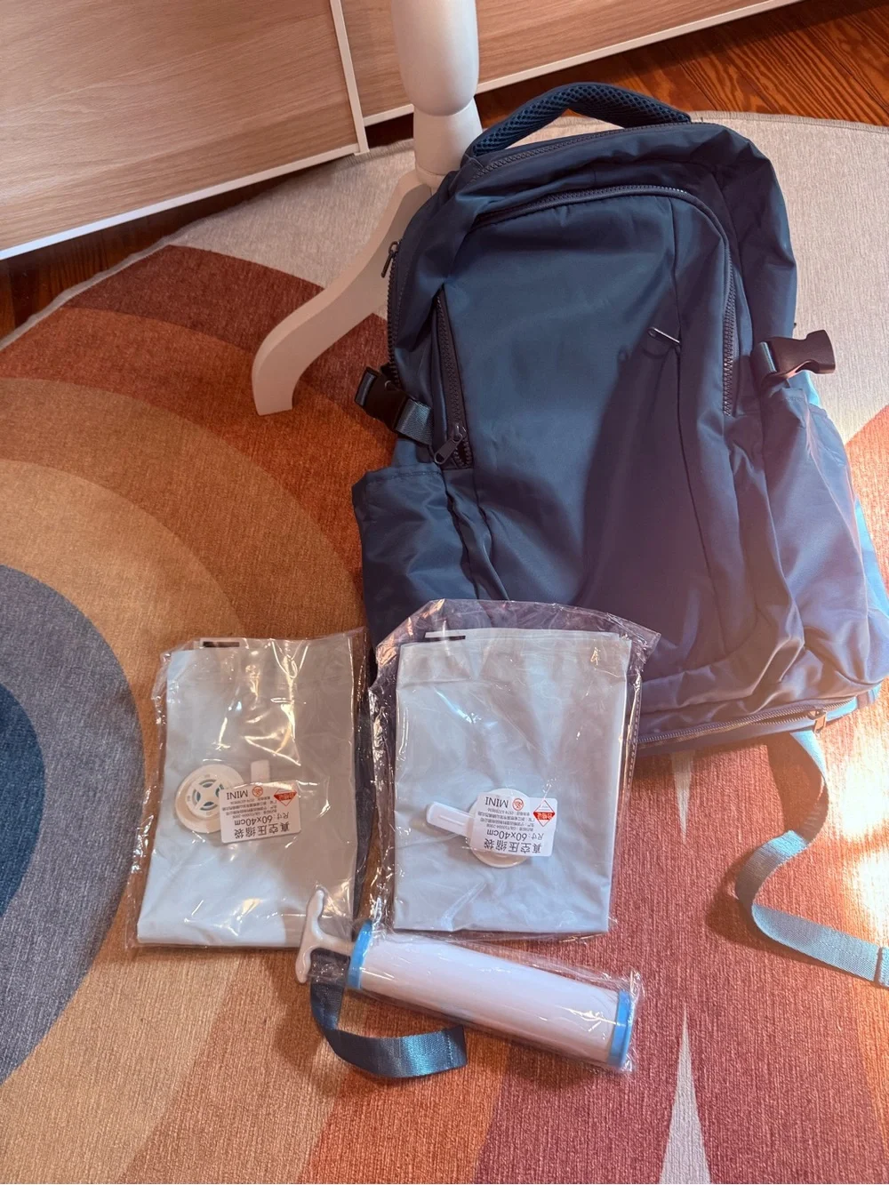 Suwasp Teal Travel Backpack - Spacious Everyday Bag